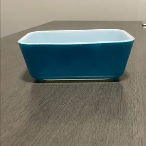Pyrex Blue Refrigerator Dish Container 502-b